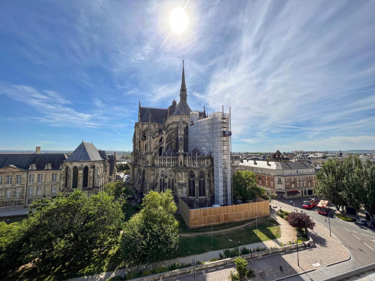 Les Suites 7 Anges - Parking, Vue Cathedrale & Centre Historique 랭스 외부 사진