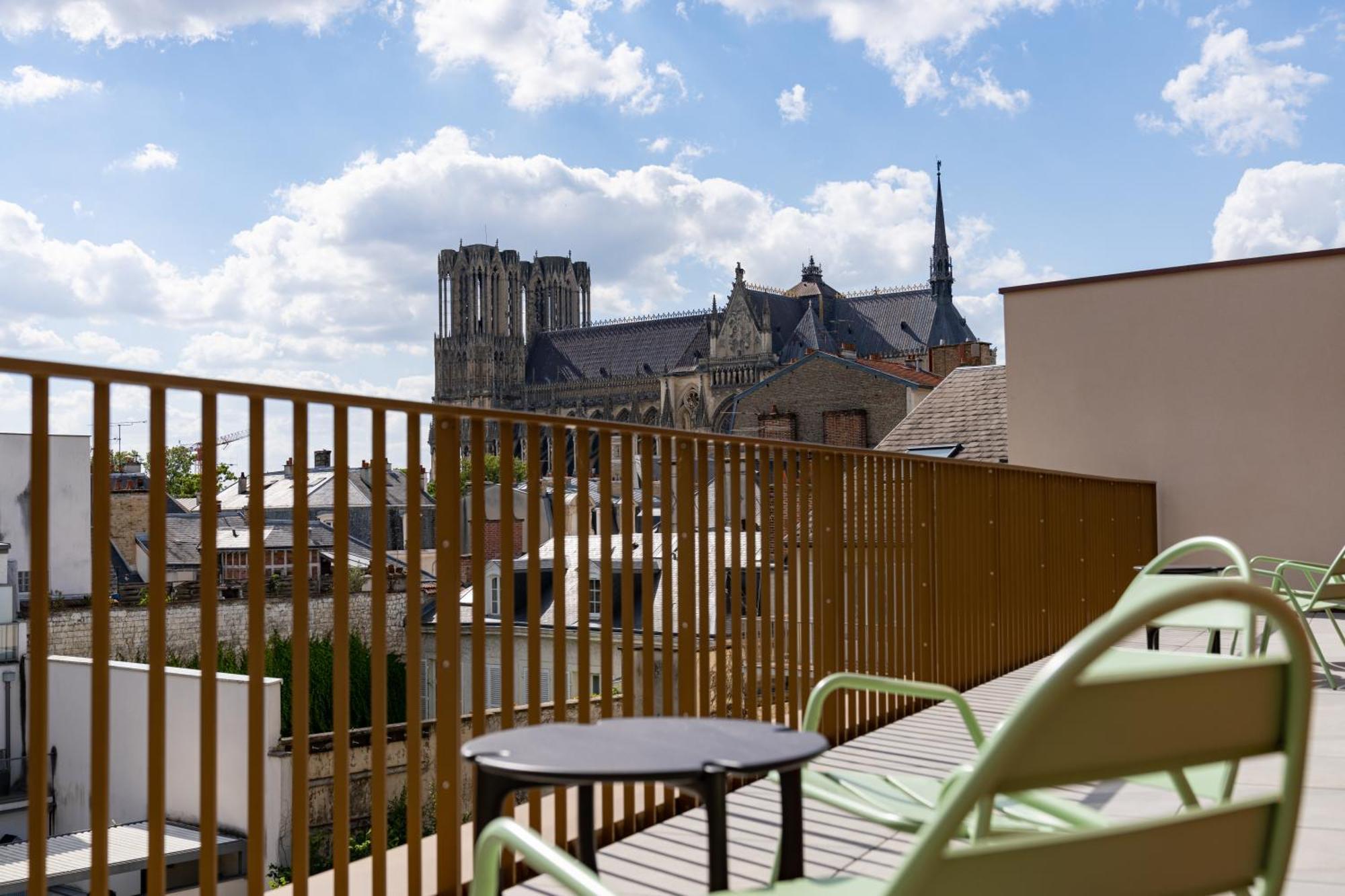 Les Suites 7 Anges - Parking, Vue Cathedrale & Centre Historique 랭스 외부 사진