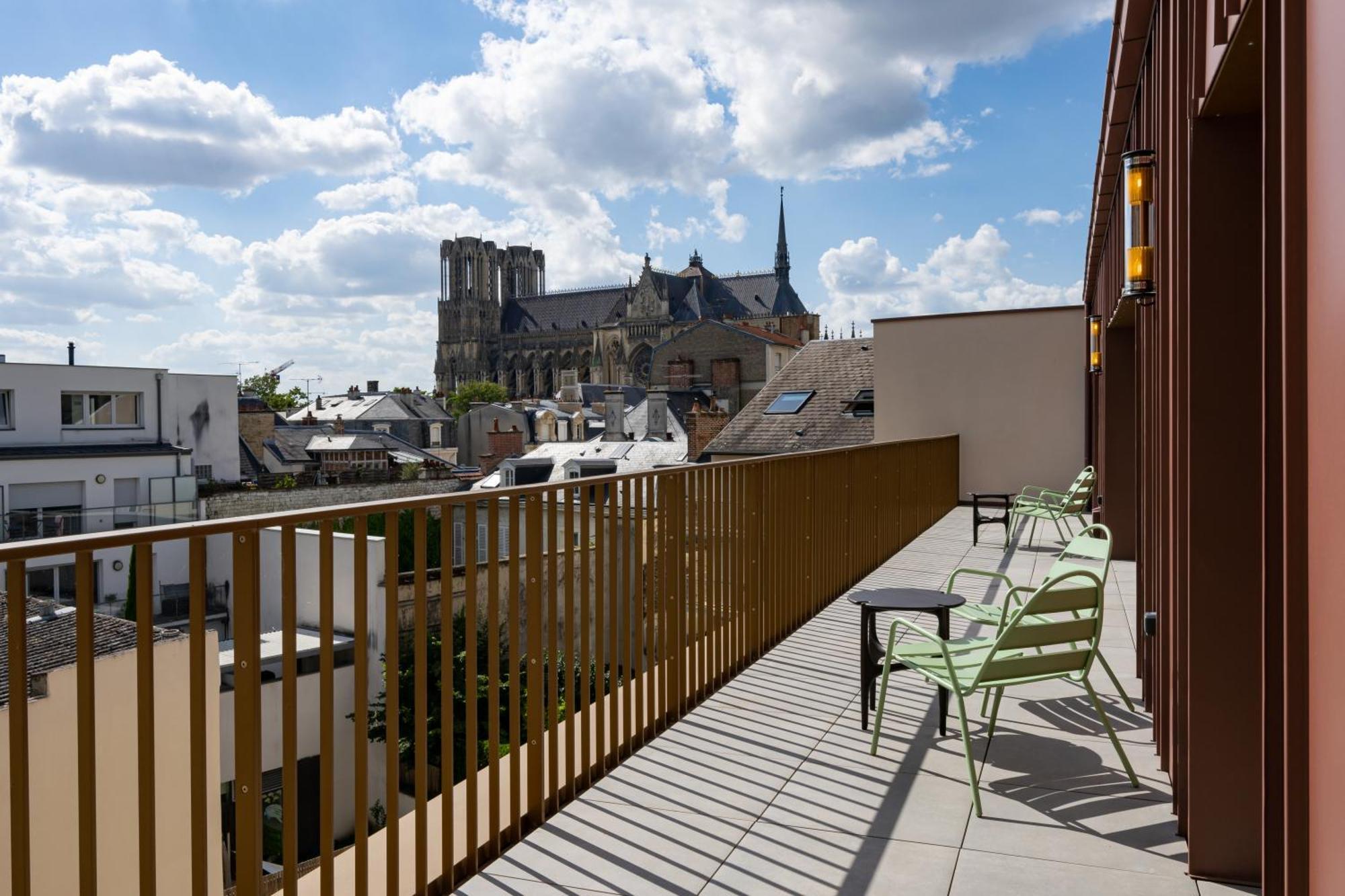 Les Suites 7 Anges - Parking, Vue Cathedrale & Centre Historique 랭스 외부 사진