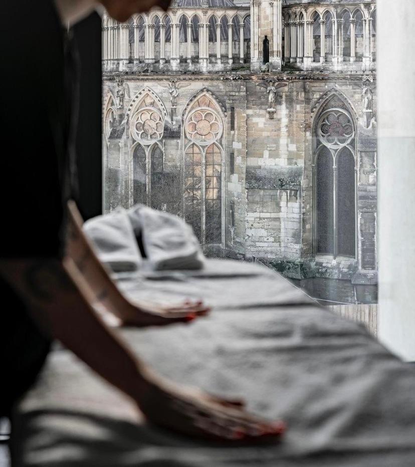 Les Suites 7 Anges - Parking, Vue Cathedrale & Centre Historique 랭스 외부 사진