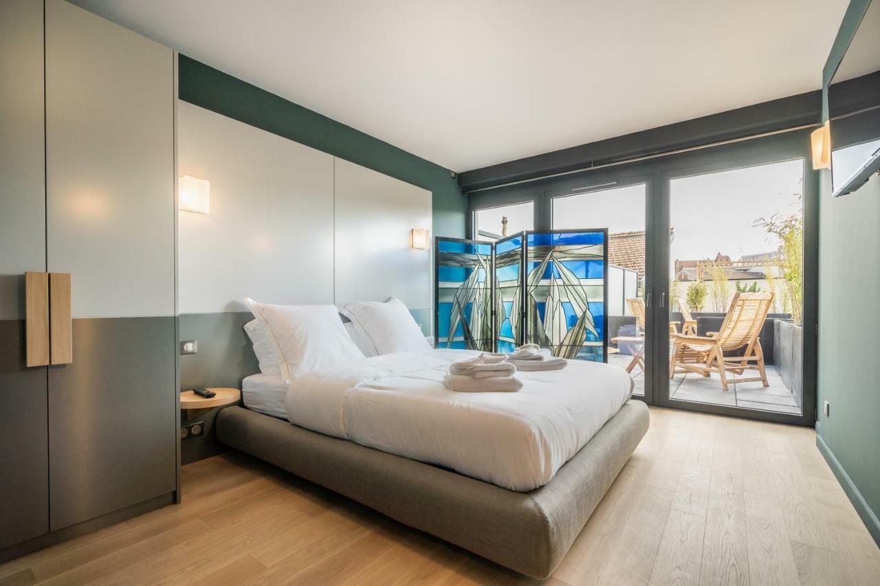 Les Suites 7 Anges - Parking, Vue Cathedrale & Centre Historique 랭스 외부 사진