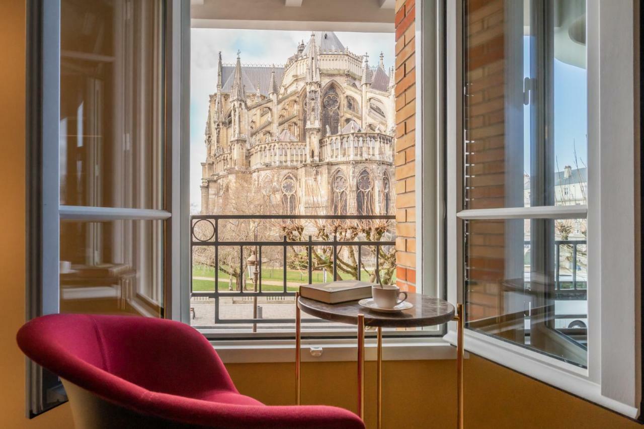 Les Suites 7 Anges - Parking, Vue Cathedrale & Centre Historique 랭스 외부 사진