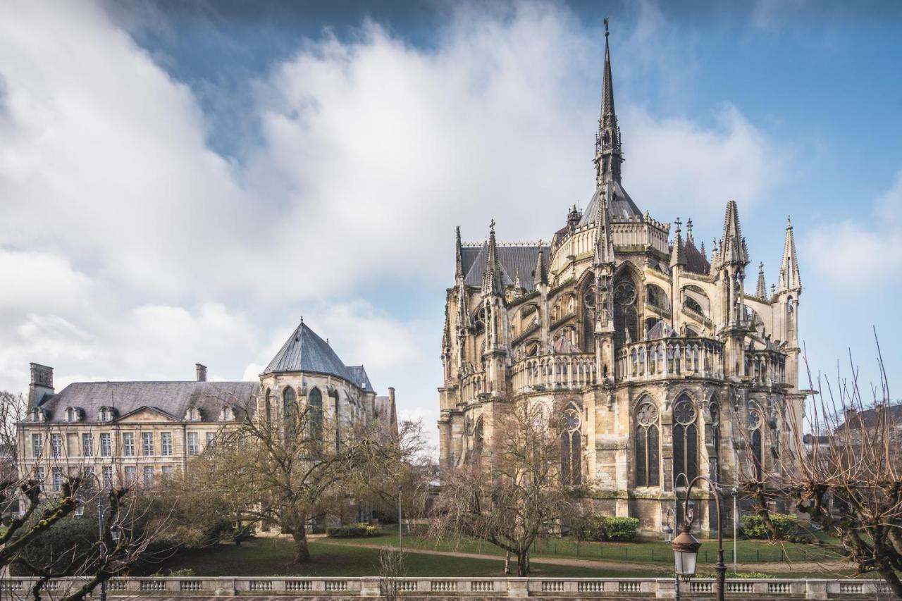 Les Suites 7 Anges - Parking, Vue Cathedrale & Centre Historique 랭스 외부 사진
